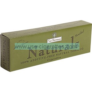 Taste Of Original Cigarettes Nat Sherman Naturals Blue