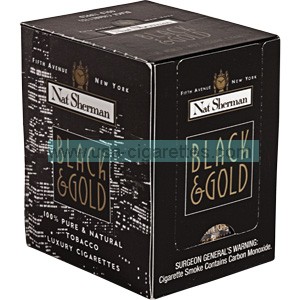 Cheap Cigarettes Nat Sherman Black & Gold