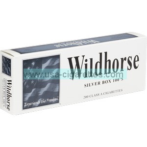 Wildhorse Silver 100's Cigarettes