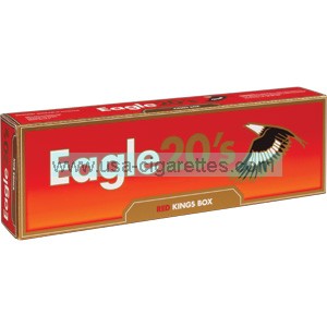 Eagle 20's Red Kings Cigarettes