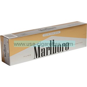 Marlboro Cigarettes, Gold Pack 72's, Flip-top Box