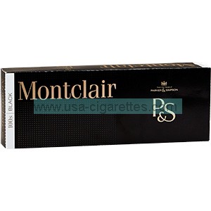 Montclair Black 100's Cigarettes