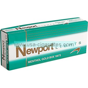 Newport Menthol Gold 100's box cigarettes - USA Cigarettes Online Sale Shop