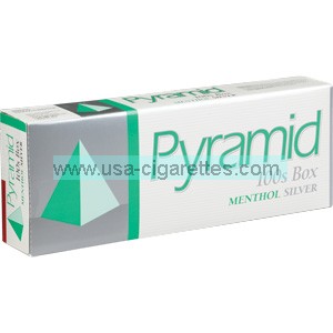 Pyramid Menthol Silver 100's Cigarettes