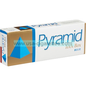 Pyramid Blue 100's Cigarettes