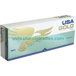 USA Gold Menthol Green 100's Cigarettes