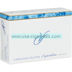 Virginia Slims Superslims Menthol Gold Pack Cigarettes